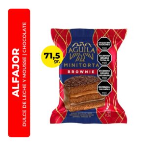 alfajor aguila minitorta brownie