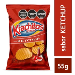 papas krachitos ketchup
