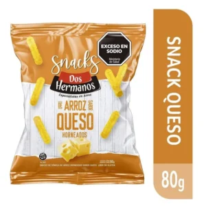 snacks de arroz queso dos hermanos 80g