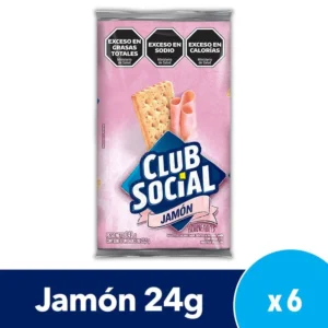 club social jamon x6