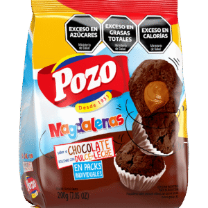 magdalenas chocolate rellenas 200g