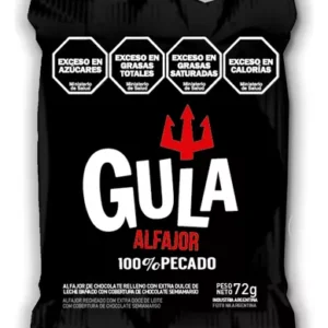 alfajor gula negro 72g