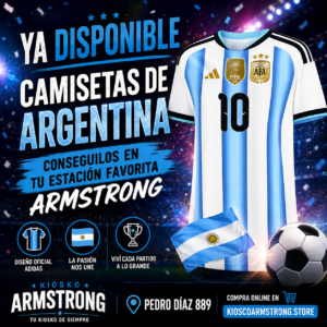 camiseta argentina mundial 2026