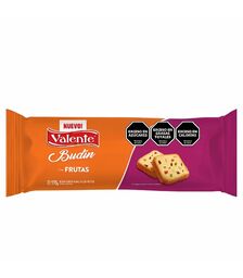 budin valente con frutas